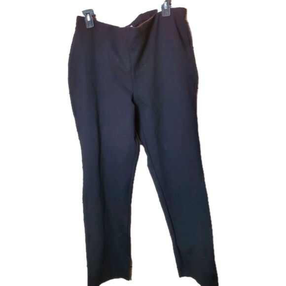 Liz Claiborne Emma Classic Black Ankle Pants Size XL NWT - Picture 1 of 7